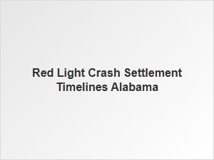 Timeline for Alabama Red Light Crash Settlements